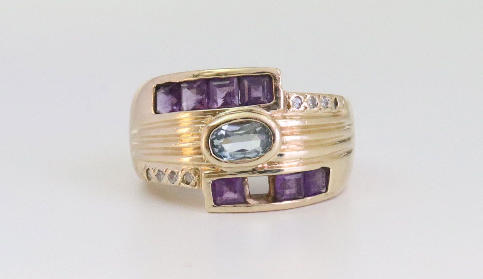 14K GEMSTONE RING - 2