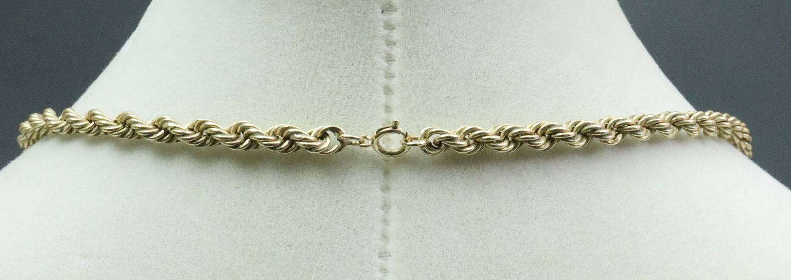 14K ROPE LINK NECKLACE - 2