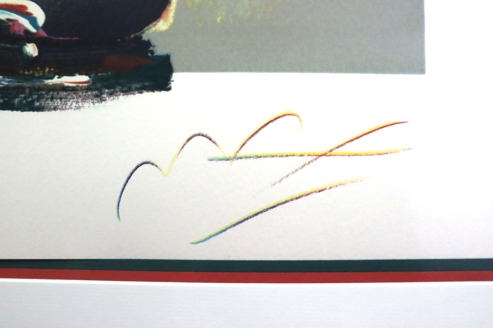 PETER MAX SERIGRAPH - ABSTRACT FLOWERS - 3