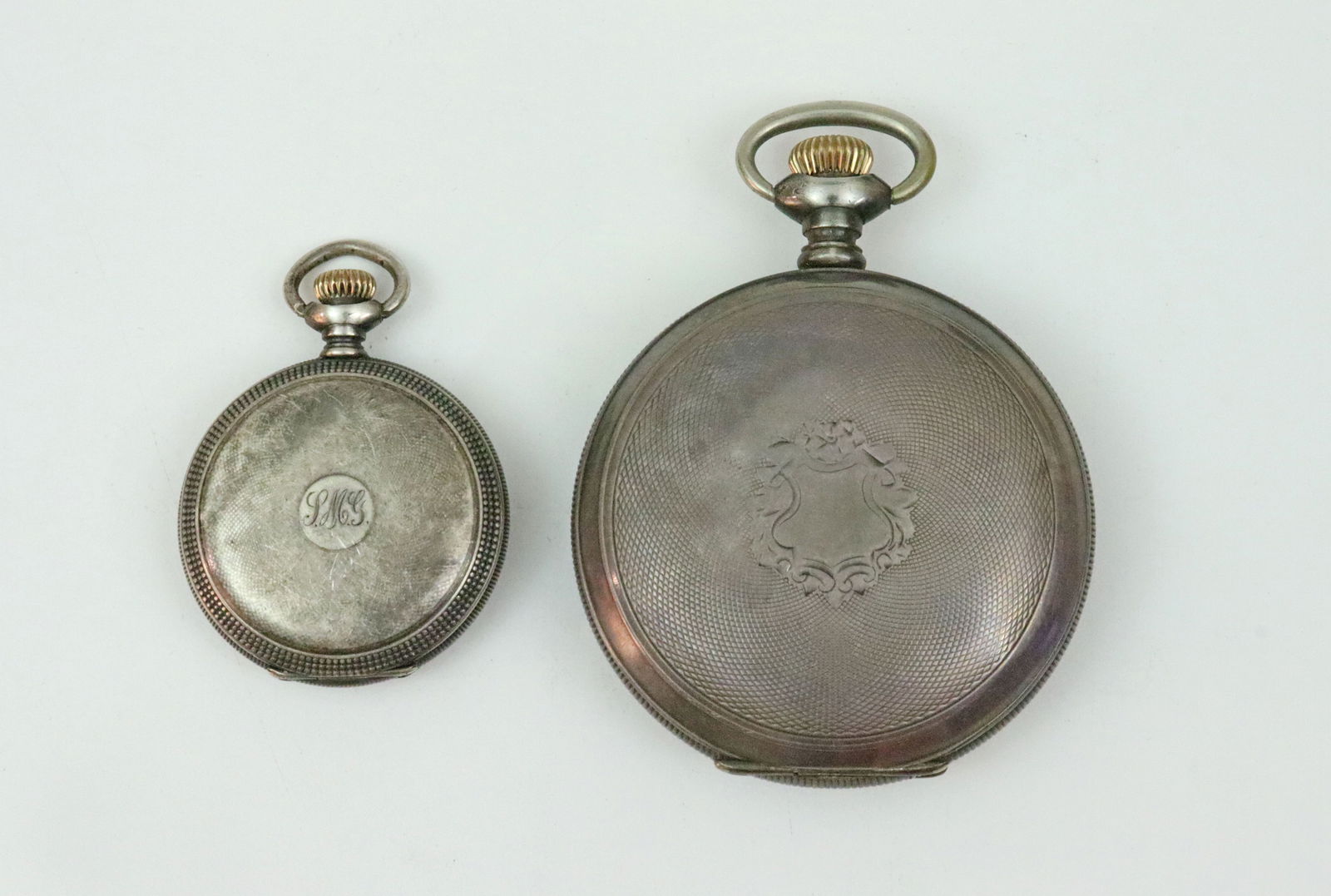 (2) STERLING POCKET WATCHES (1 of 4)