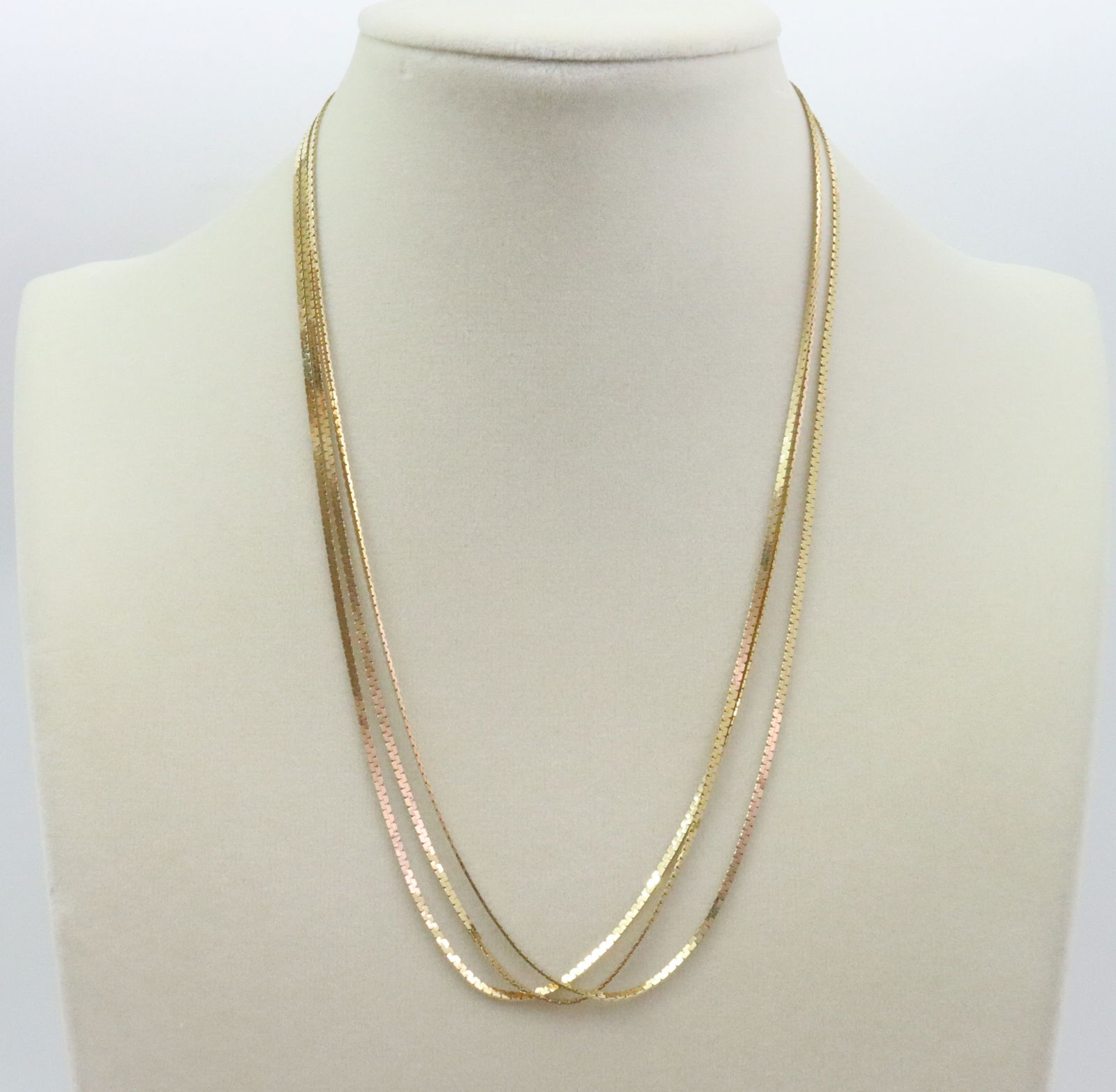 (3) 14K BOSTON LINK NECKCHAINS (1 of 3)