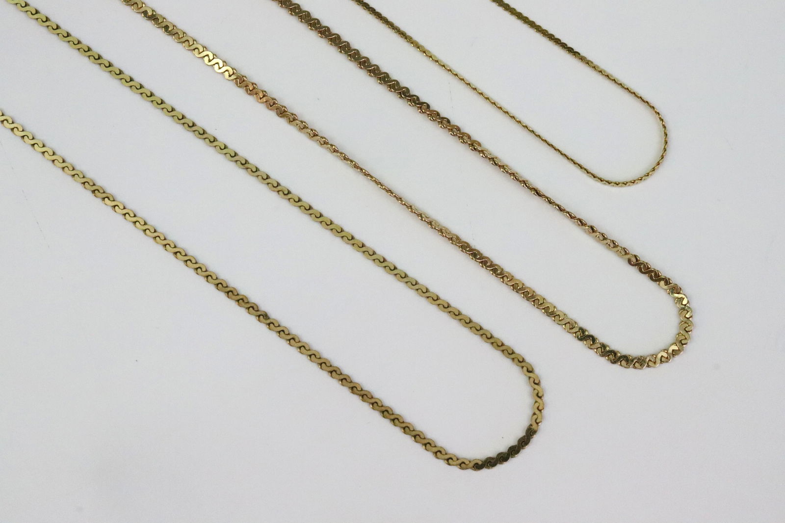 (3) 14K SERPENTINE NECKCHAINS - 2