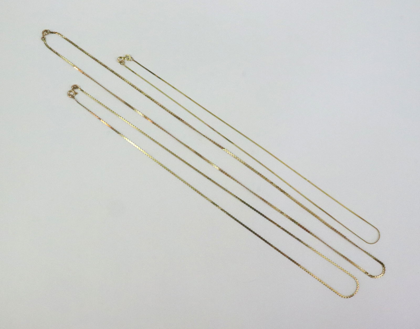 (3) 14K SERPENTINE NECKCHAINS - 3