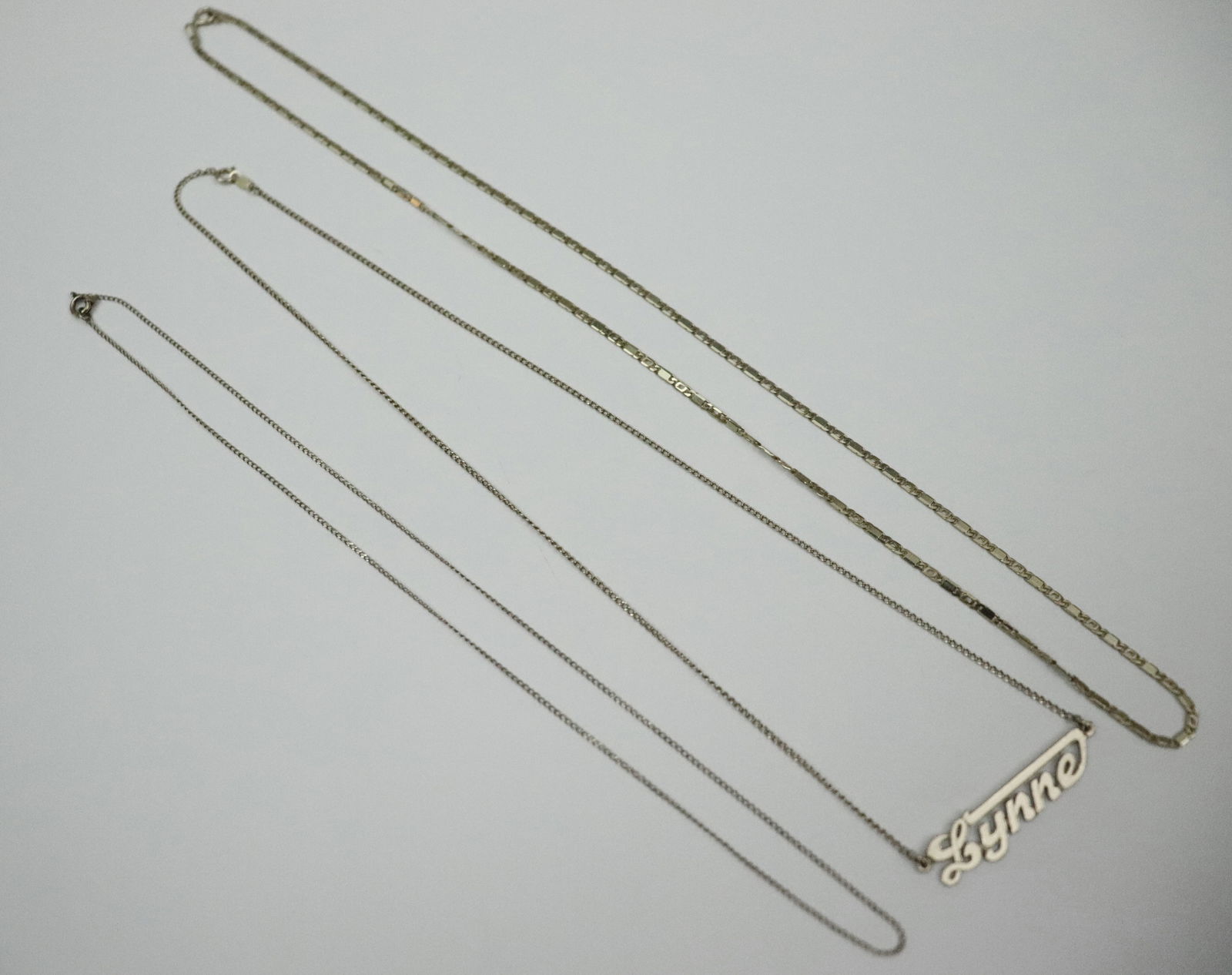 (3) 14K NECKCHAINS - 3