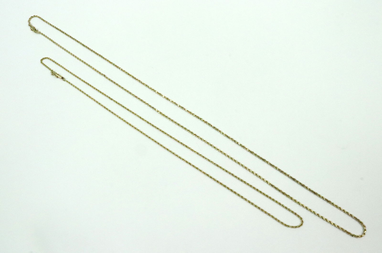 (2) 14K ROPE LINK NECKCHAINS - 3
