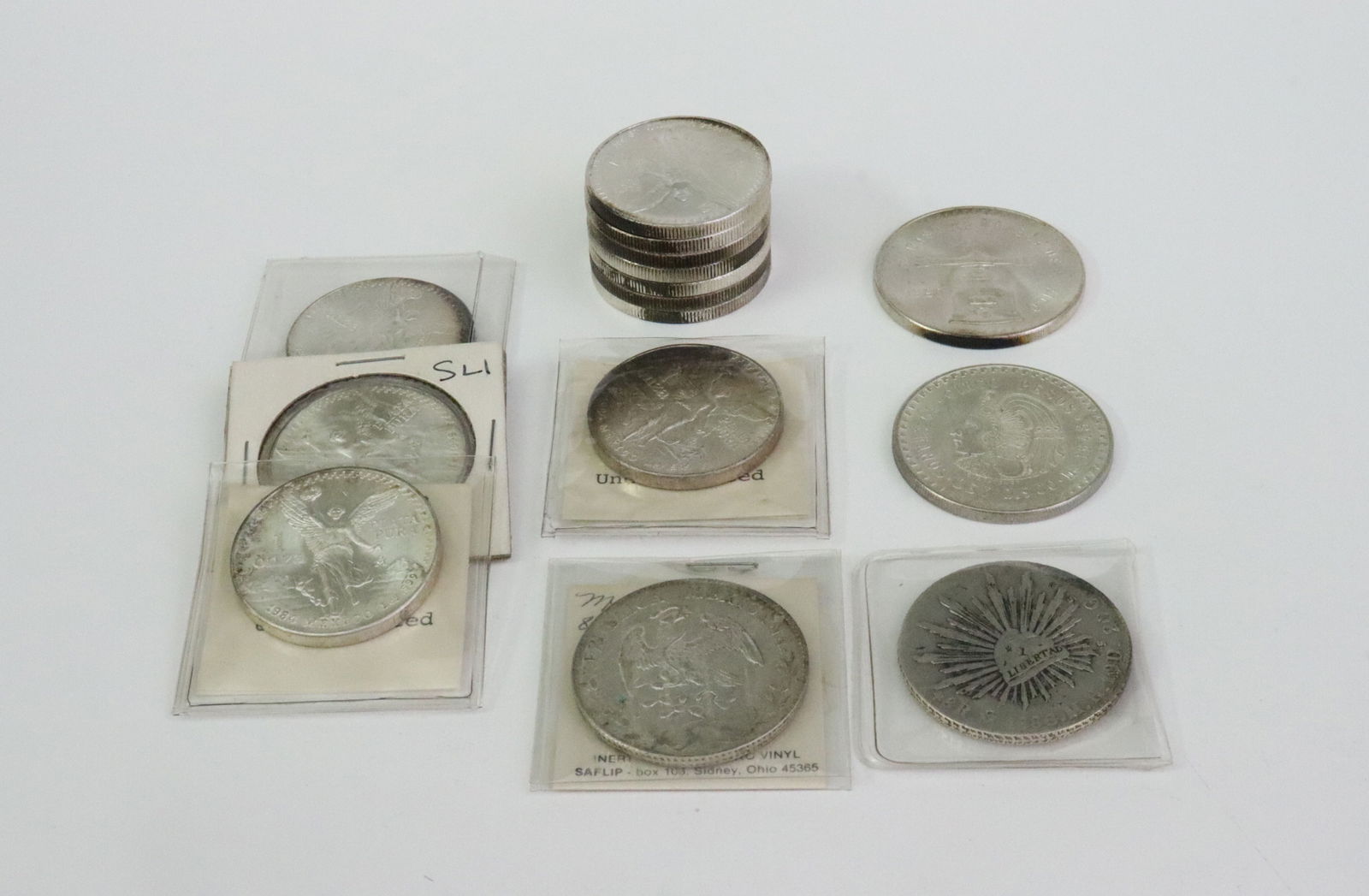 (15) MEXICAN SILVER COINS (1 of 1)