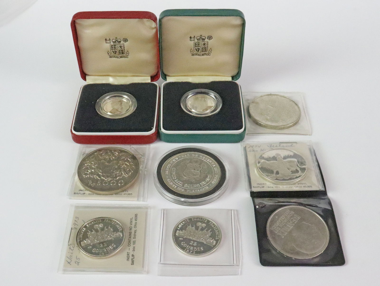 (16) INTERNATIONAL SILVER COINS - ALL .925 OR .999 (1 of 2)