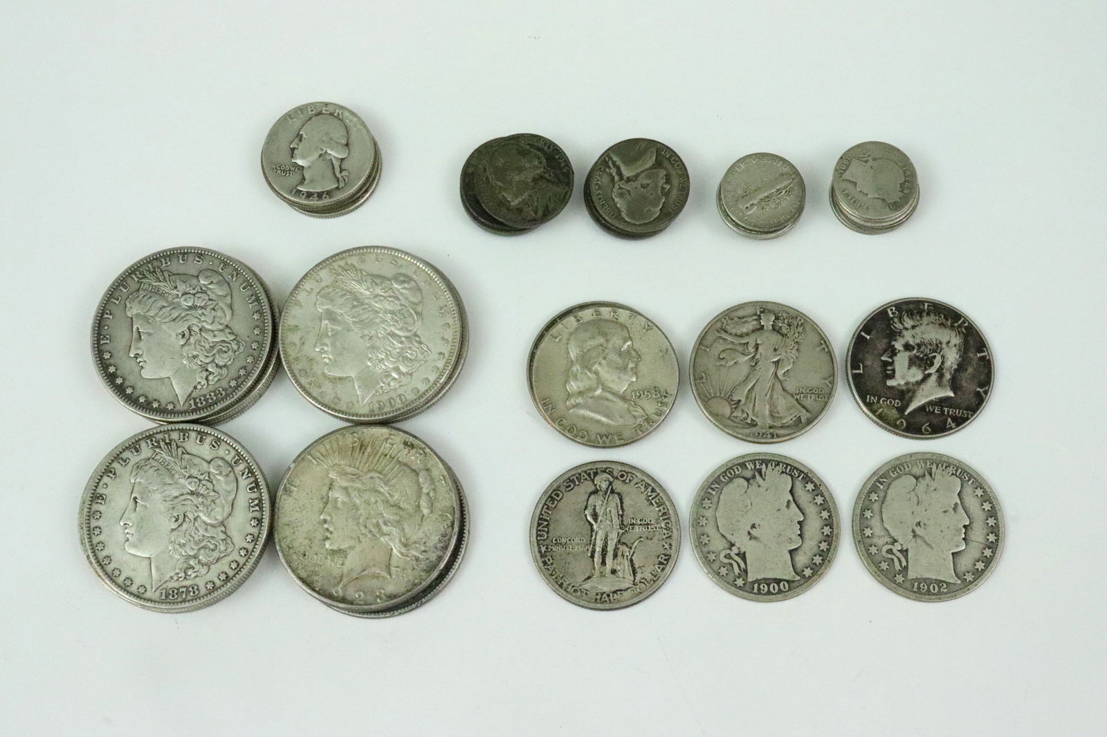 (44) ASSORTED US SILVER COINS - 2