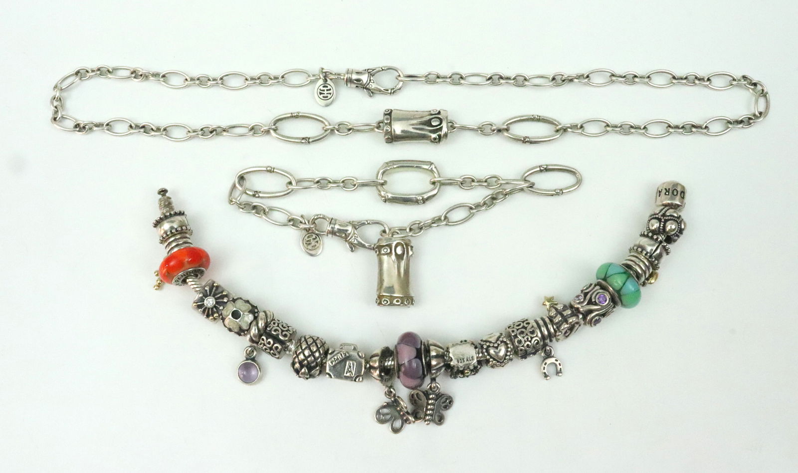 (3) PIECE STERLING GROUP - PANDORA & JOHN HARDY (1 of 1)