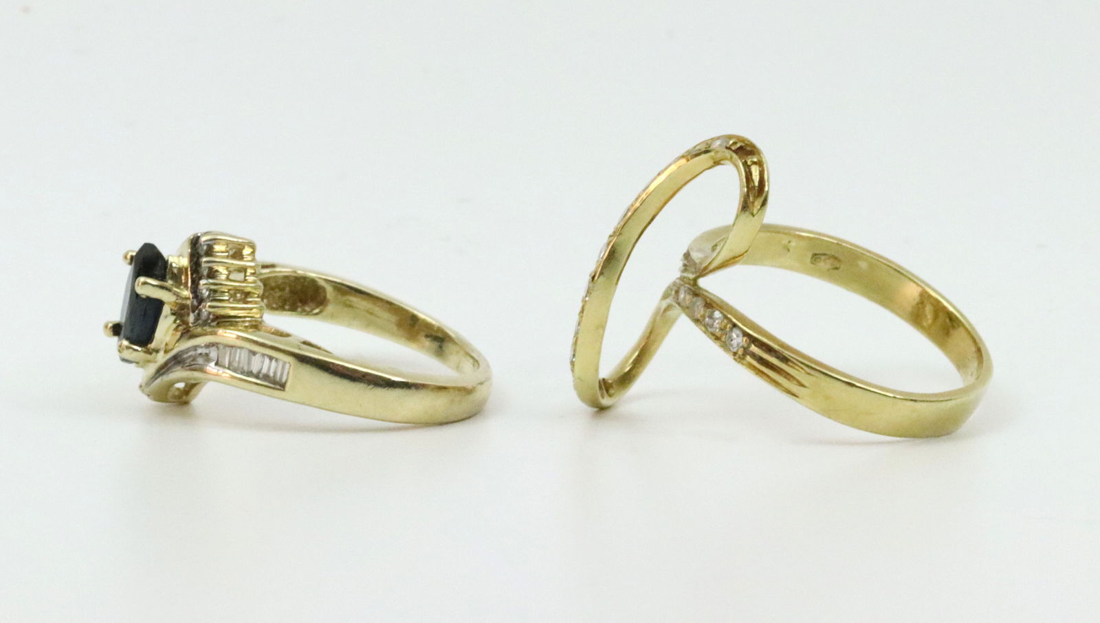 (2) GOLD RINGS - 2