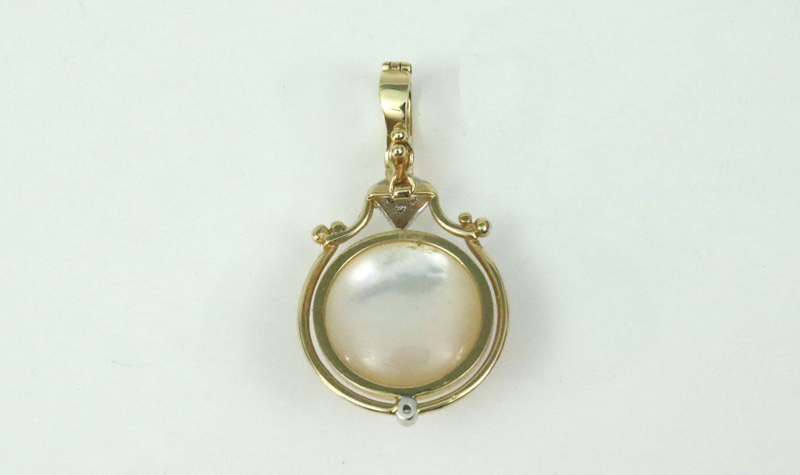 14K MABE PEARL ENHANCER - 2