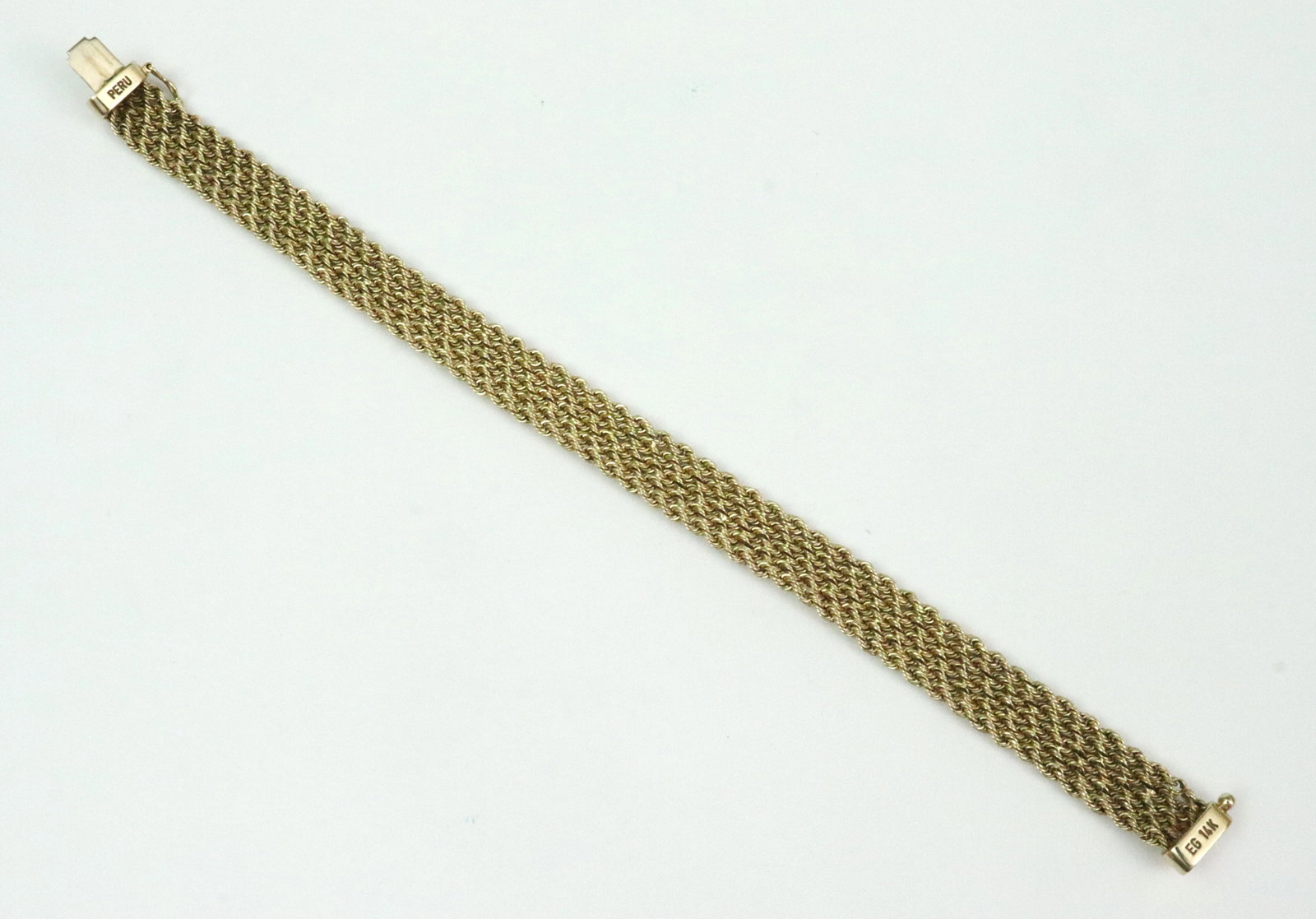 14K ROPE MESH BRACELET - 3