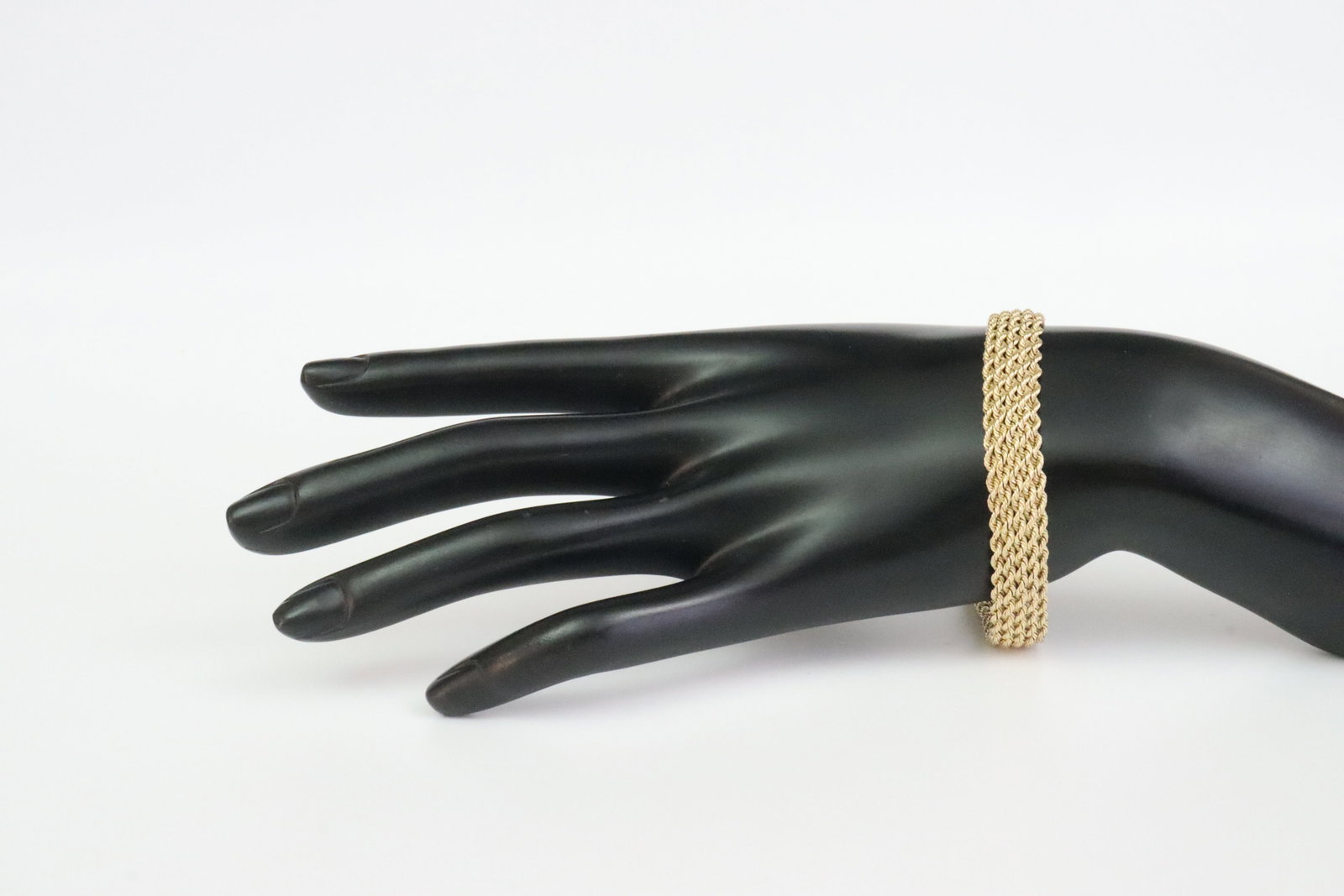 14K ROPE MESH BRACELET - 4