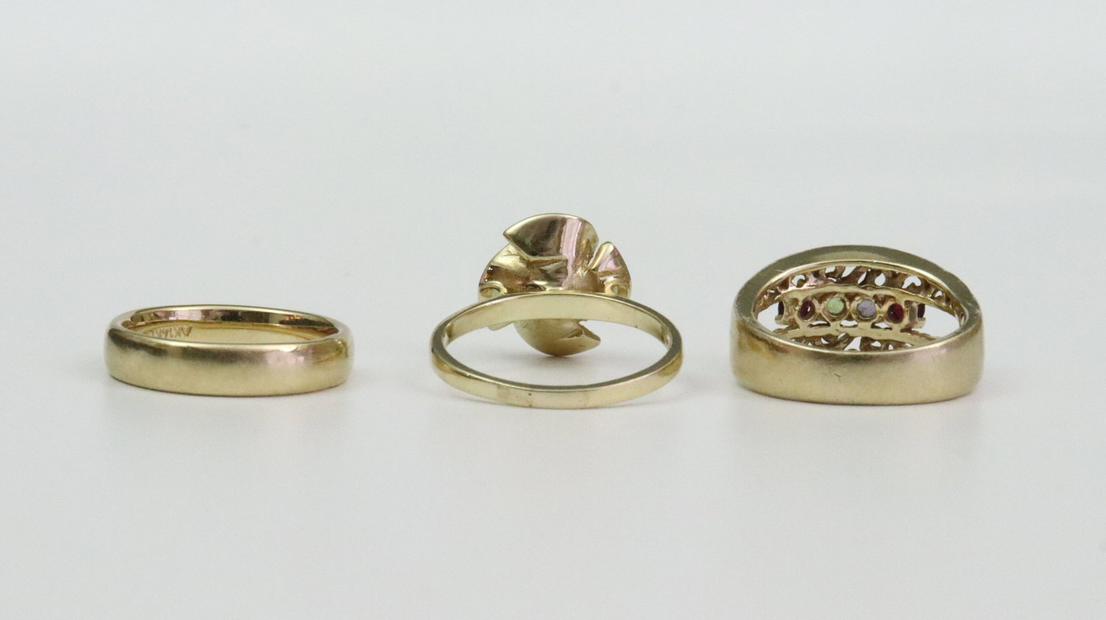 (3) 14K RINGS - 3