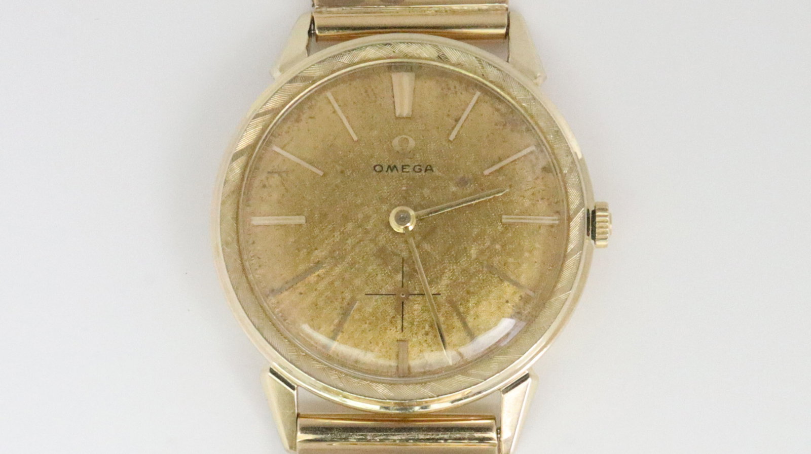VINTAGE OMEGA 14K/18K BRACELET WATCH - 2