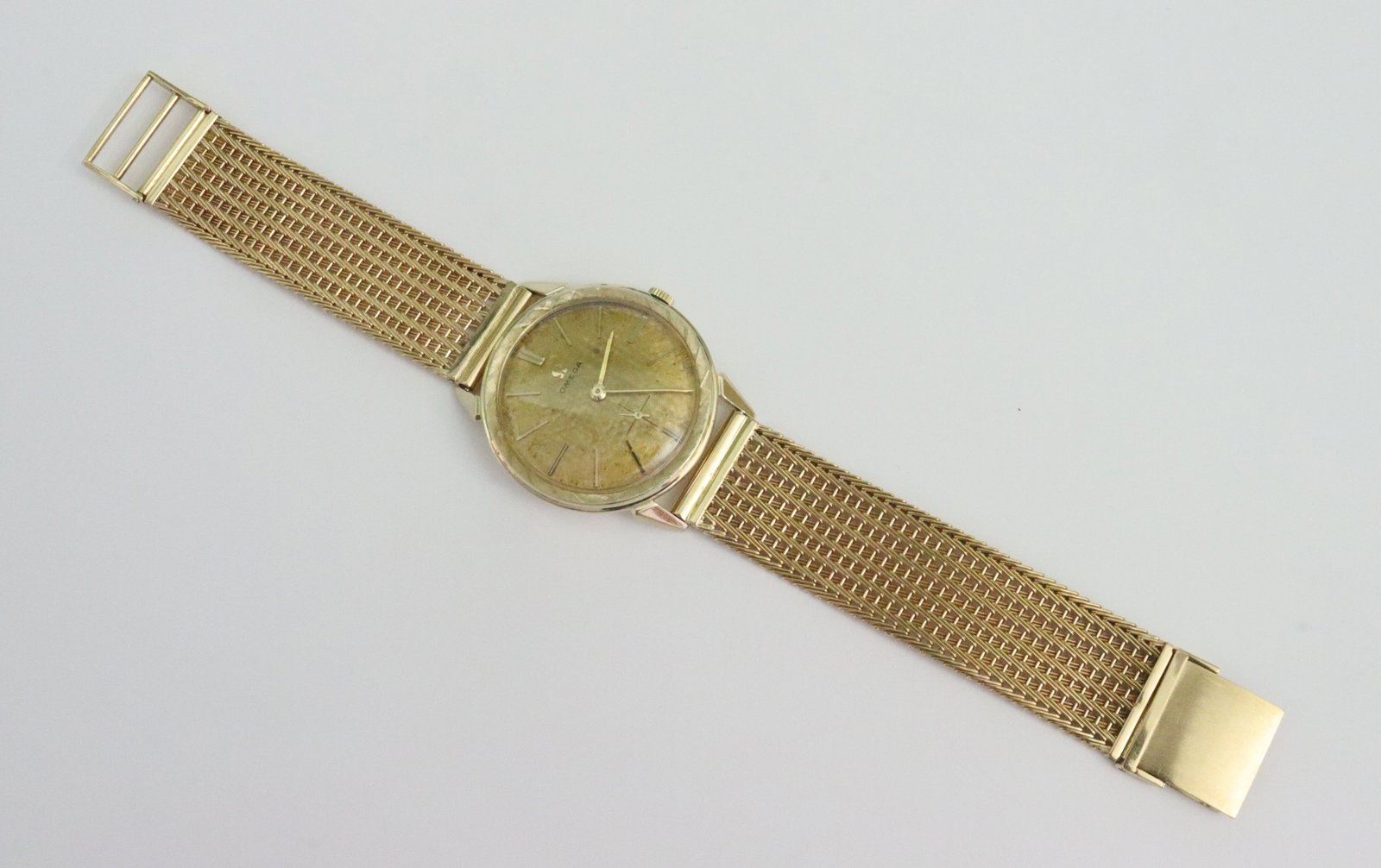 VINTAGE OMEGA 14K/18K BRACELET WATCH - 3