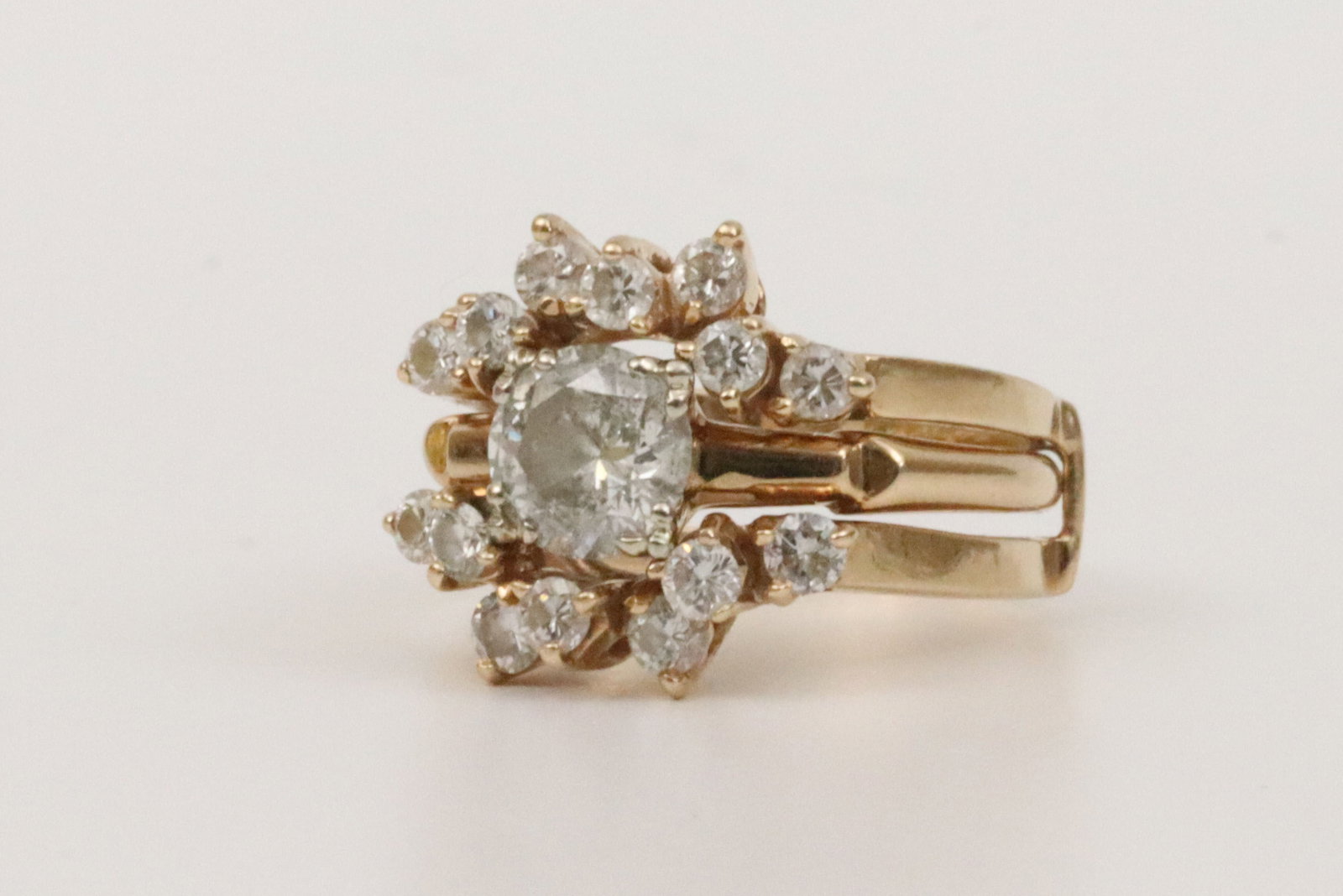 DIAMOND ENGAGEMENT RING & COMPLEMENTING JACKET - 2