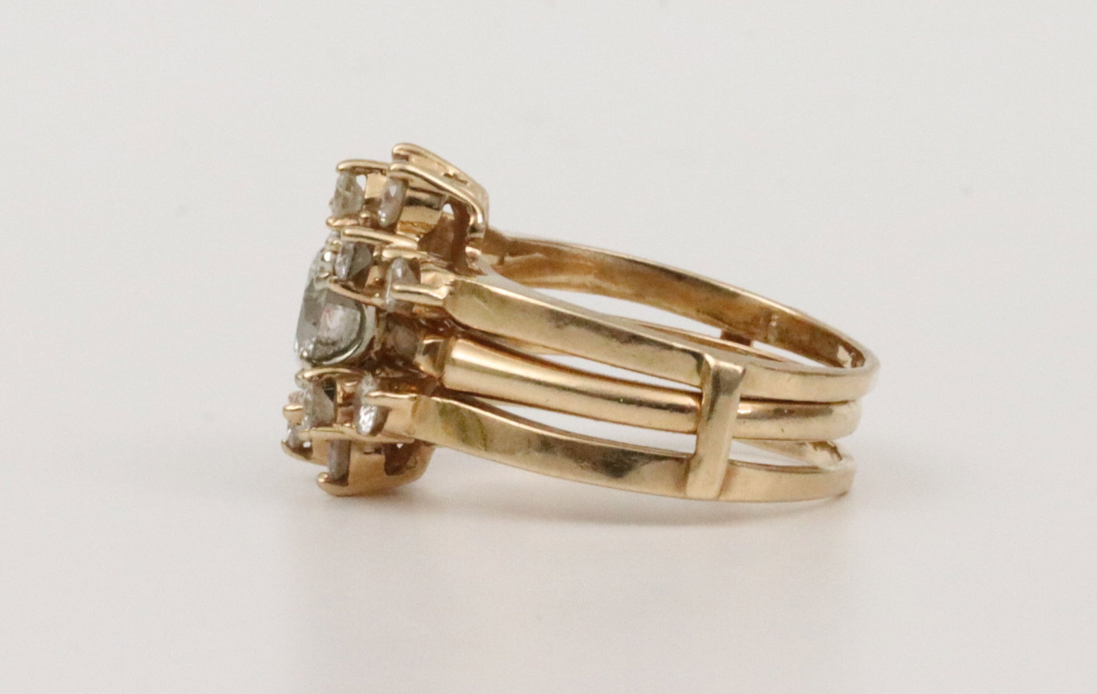 DIAMOND ENGAGEMENT RING & COMPLEMENTING JACKET - 3