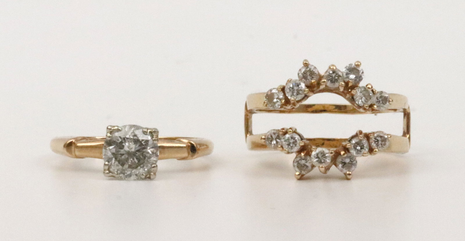 DIAMOND ENGAGEMENT RING & COMPLEMENTING JACKET - 4