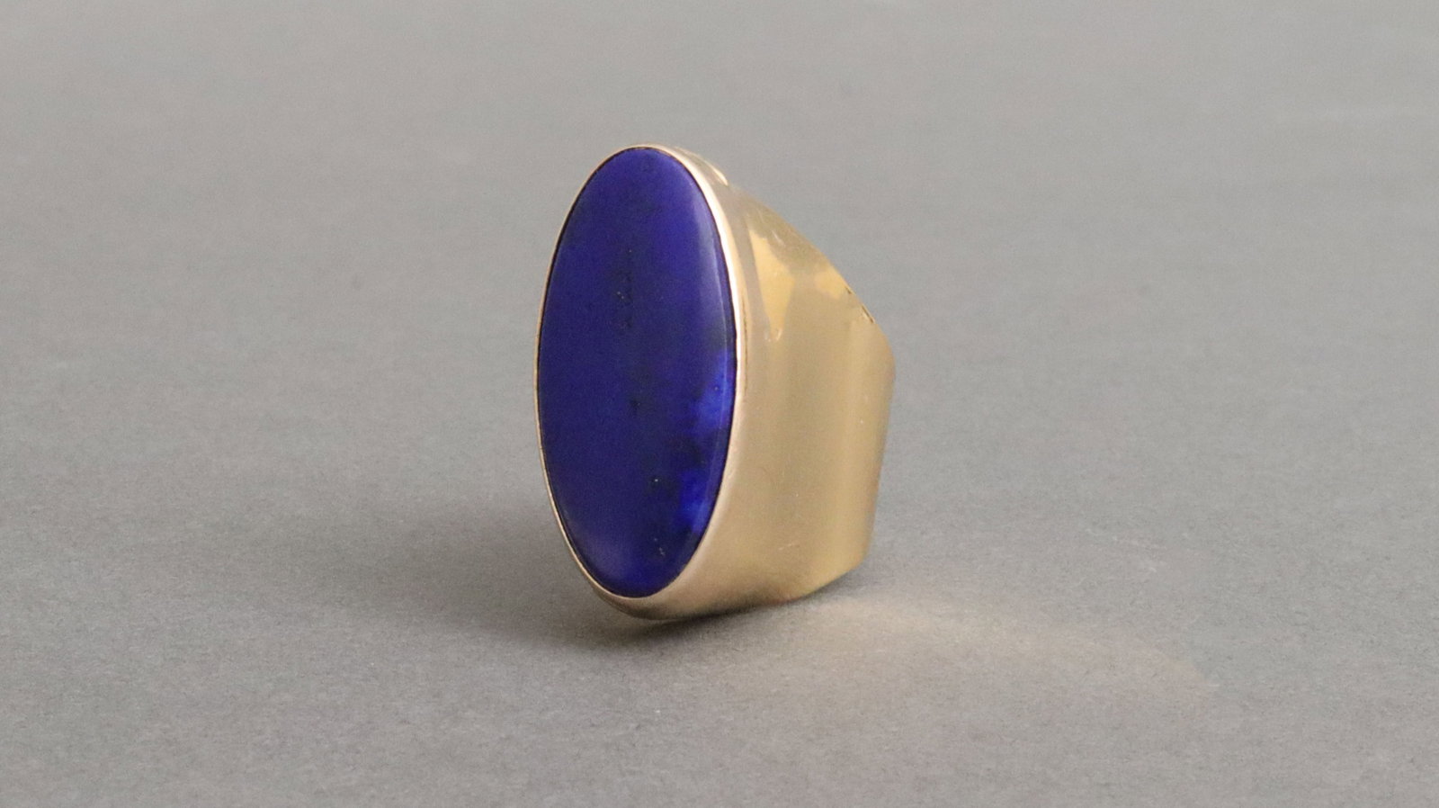 18K BOLD LAPIS LAZULI STATEMENT RING (1 of 7)