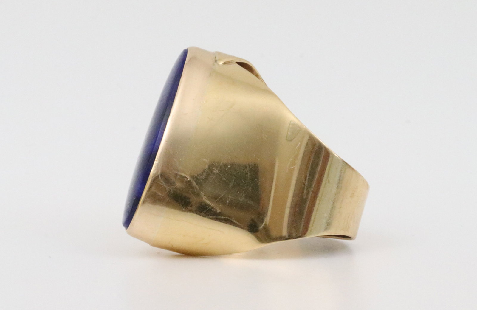 18K BOLD LAPIS LAZULI STATEMENT RING - 3