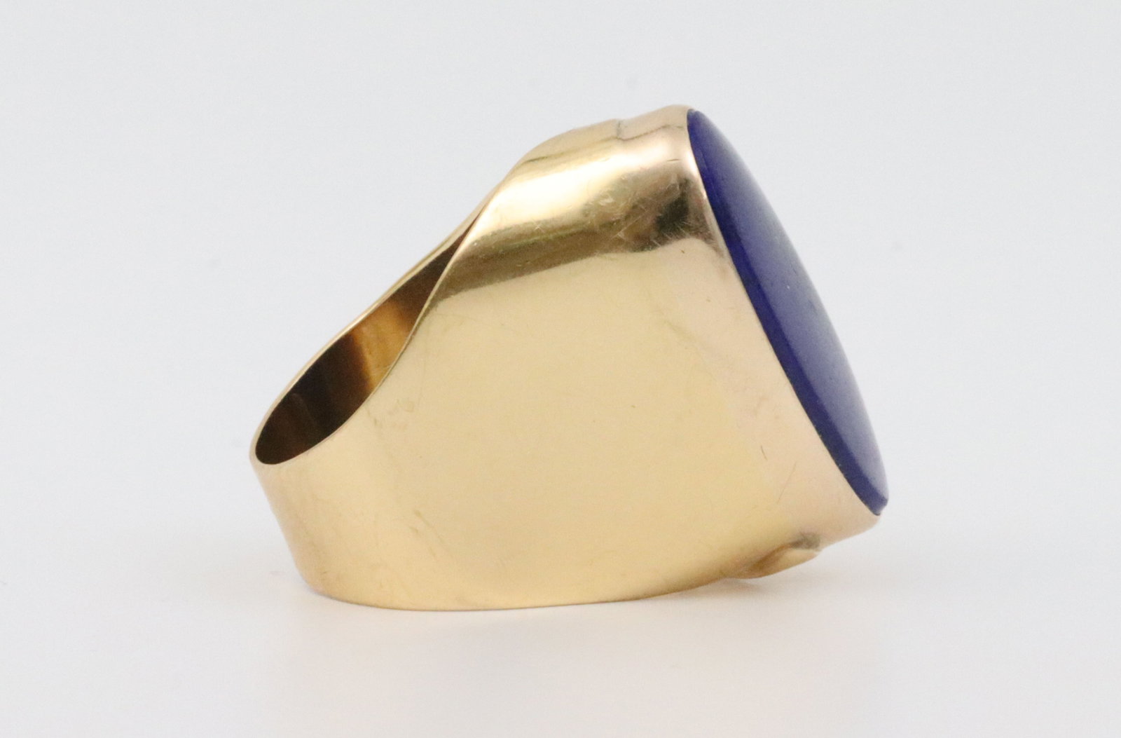 18K BOLD LAPIS LAZULI STATEMENT RING - 4