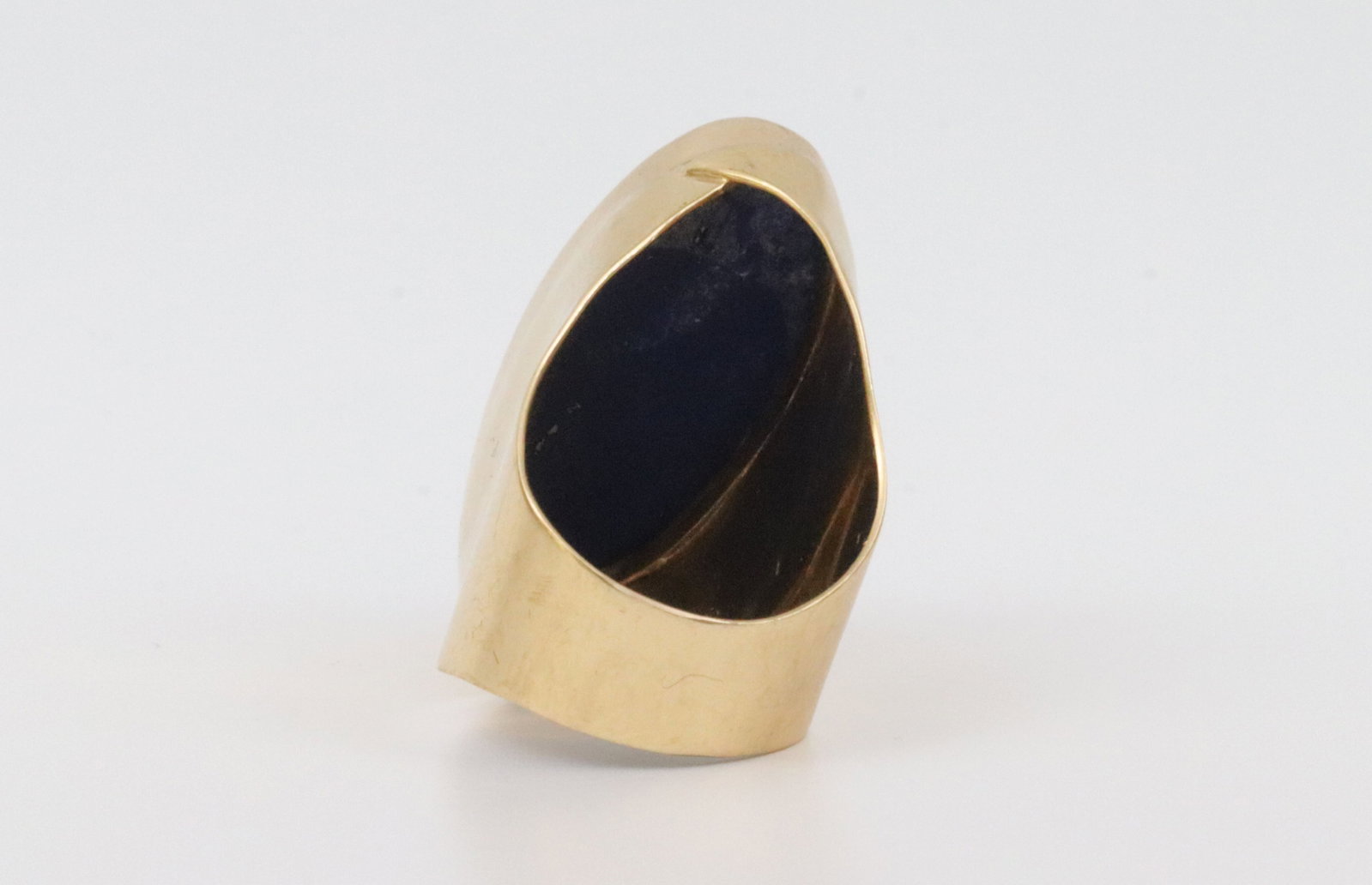 18K BOLD LAPIS LAZULI STATEMENT RING - 5