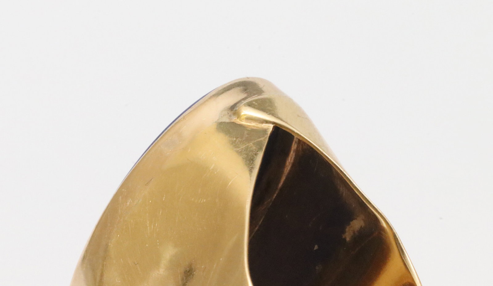 18K BOLD LAPIS LAZULI STATEMENT RING - 6