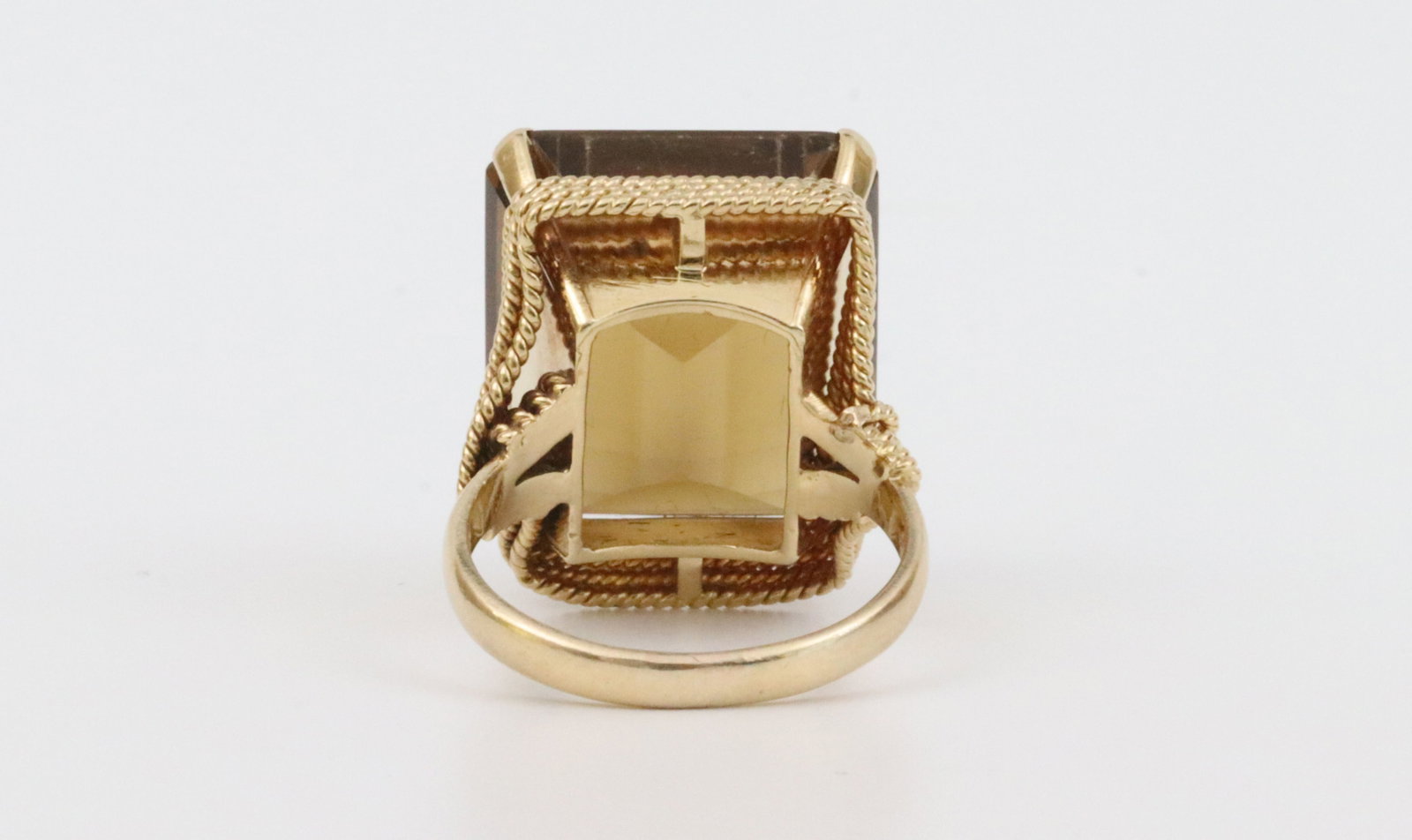 18K CITRINE COCKTAIL RING - 4