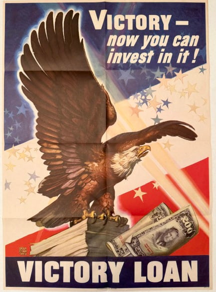 (2) WORLD WAR TWO WAR BOND POSTERS - 3