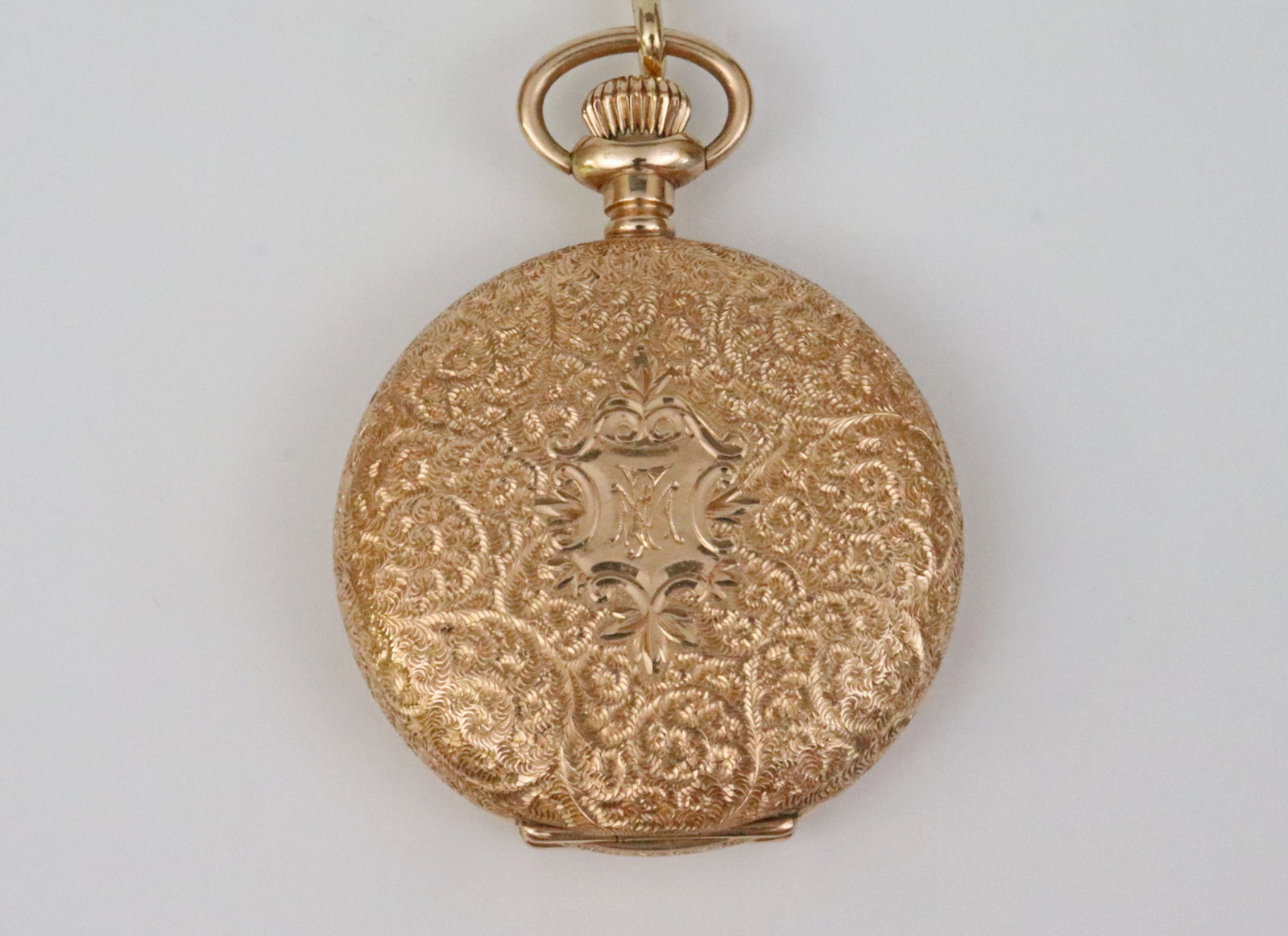 LADIES 14K WALTHAM HUNTER CASE POCKET WATCH (1 of 5)