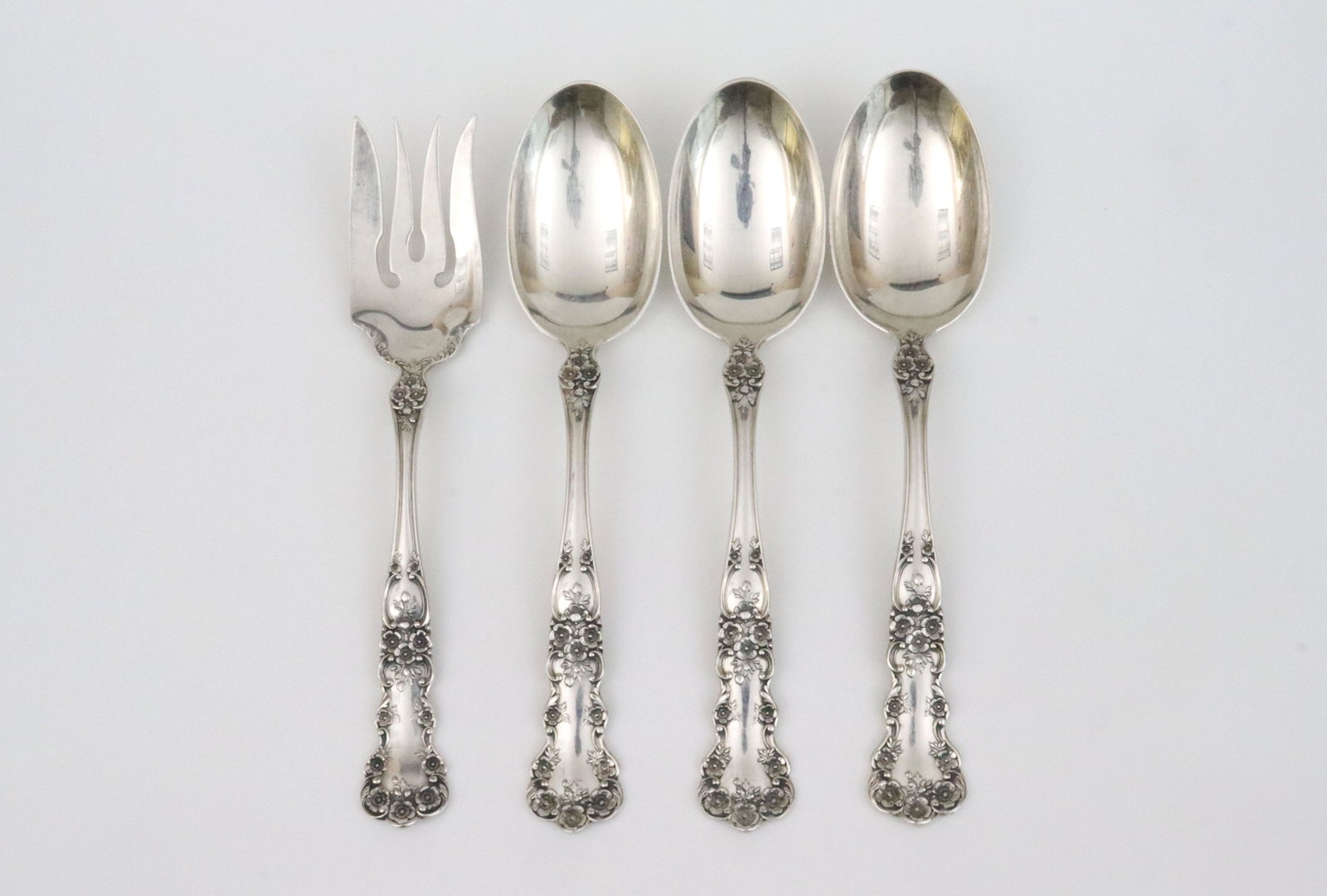 (61) PIECE GORHAM STERLING FLATWARE SERVICE - 2
