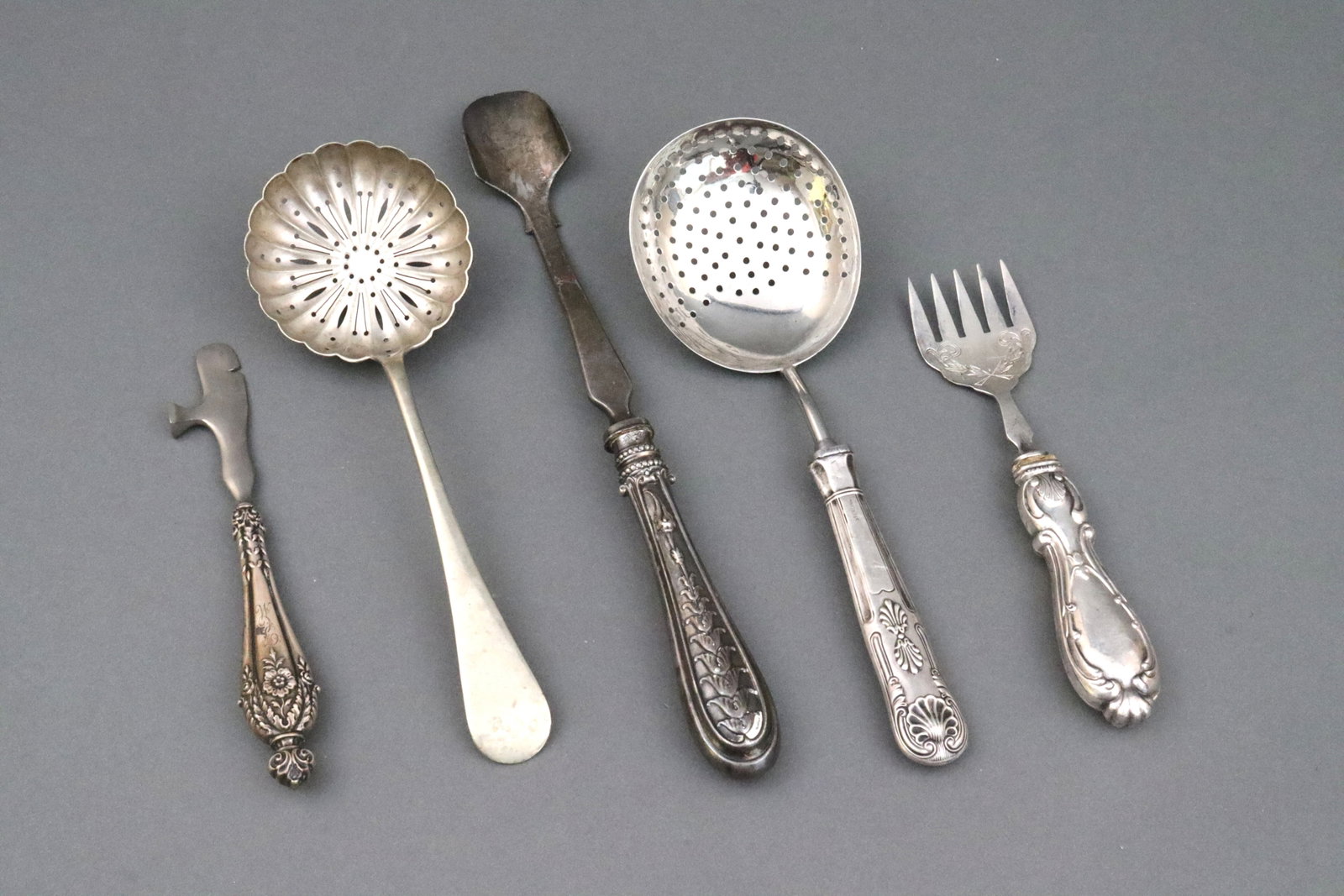 (24) ASSORTED SILVER FLATWARE & SERVICEWARE - 2