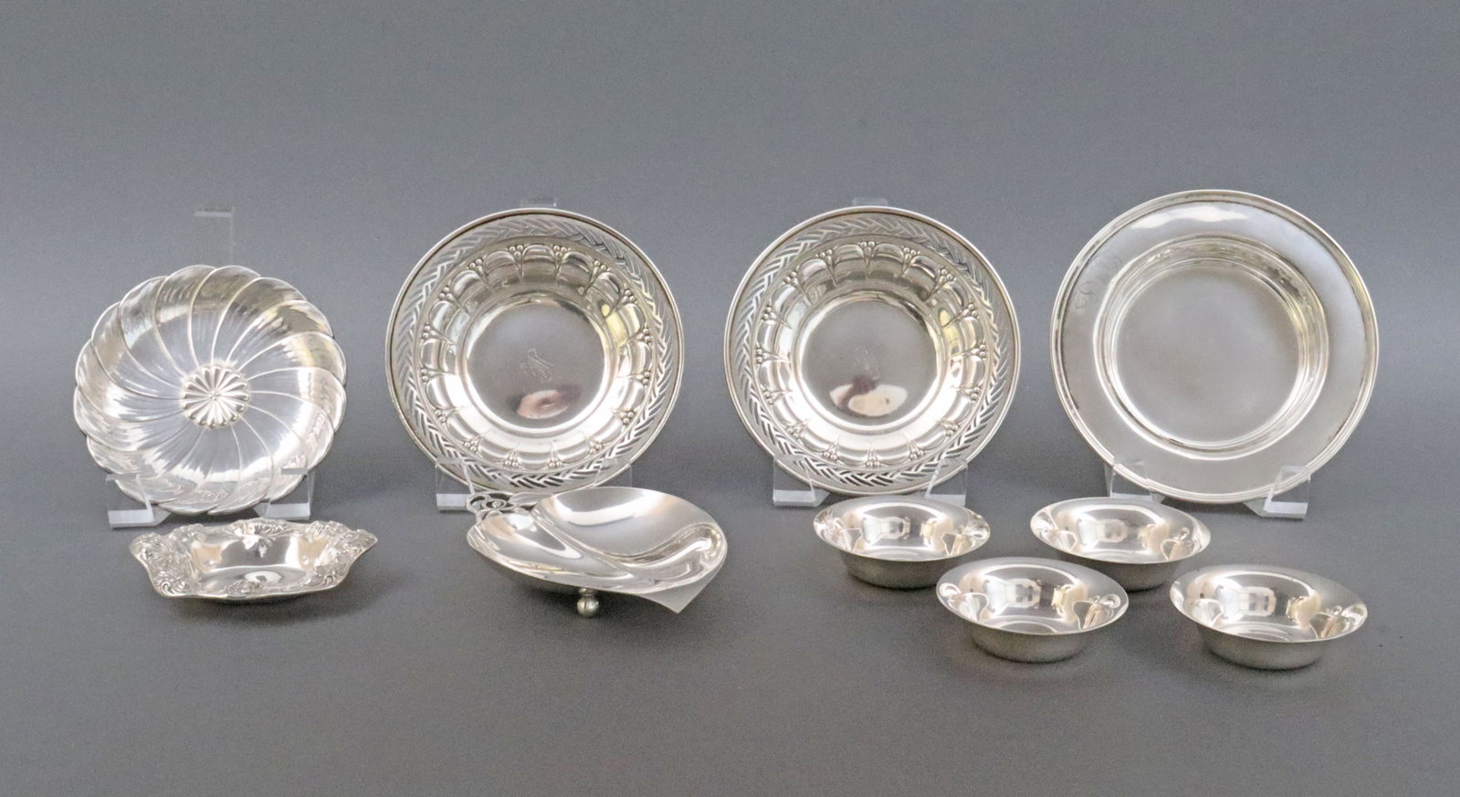 (10) PIECE STERLING HOLLOWWARE GROUP (1 of 1)