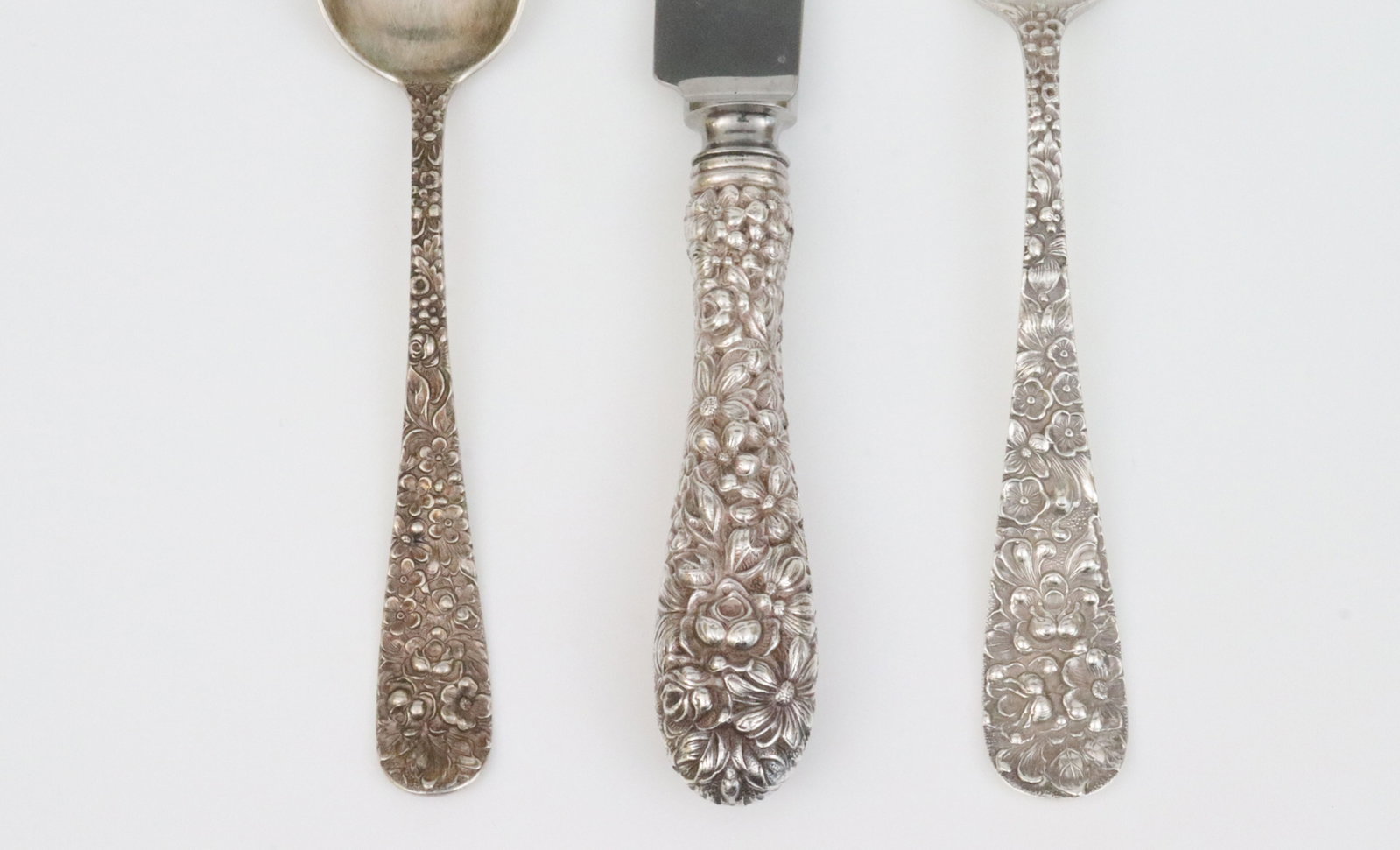 (15) PIECE STIEFF PARTIAL STERLING FLATWARE SET - 2