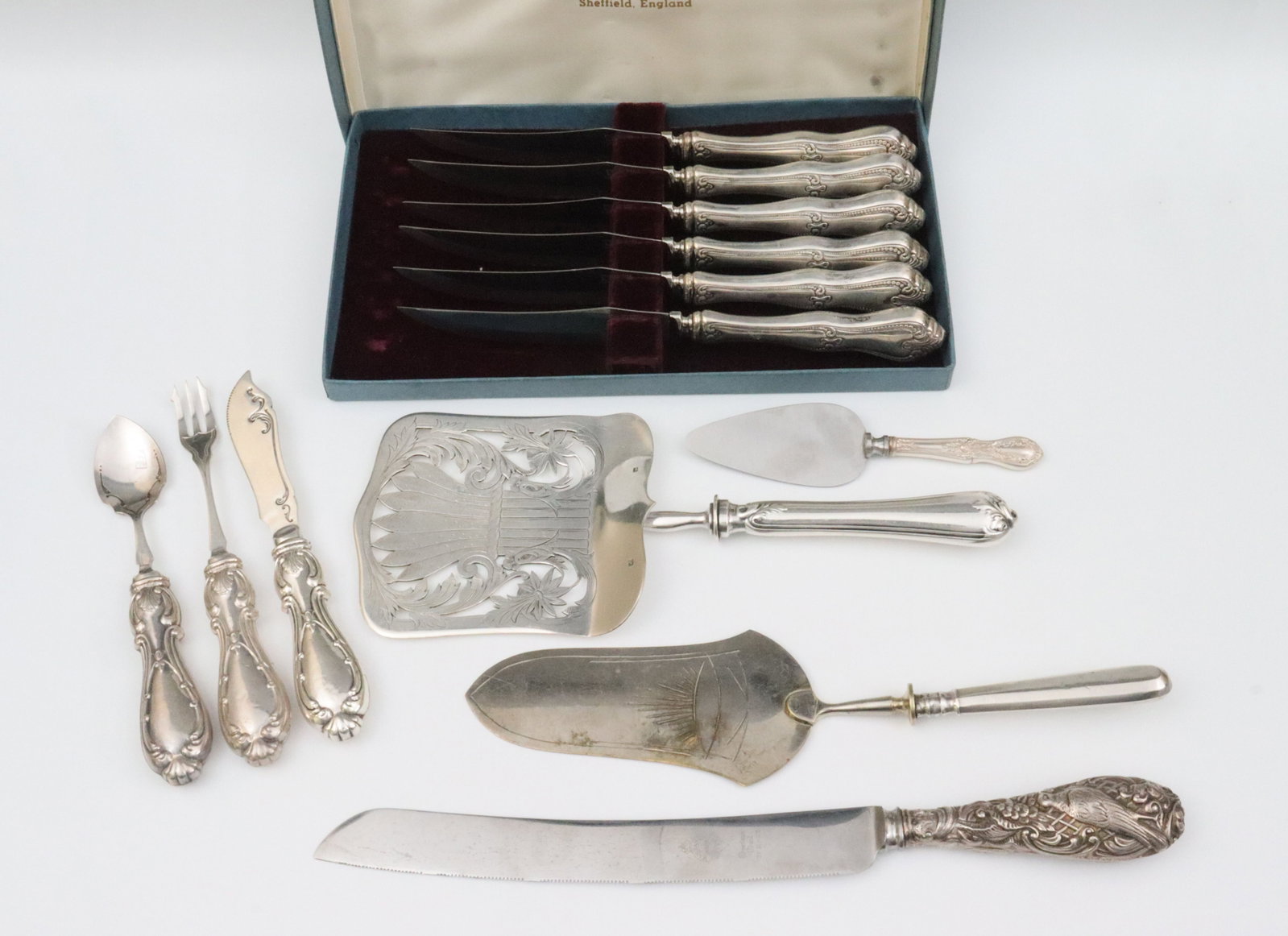 (28) PIECE SILVER FLATWARE GROUP - 2