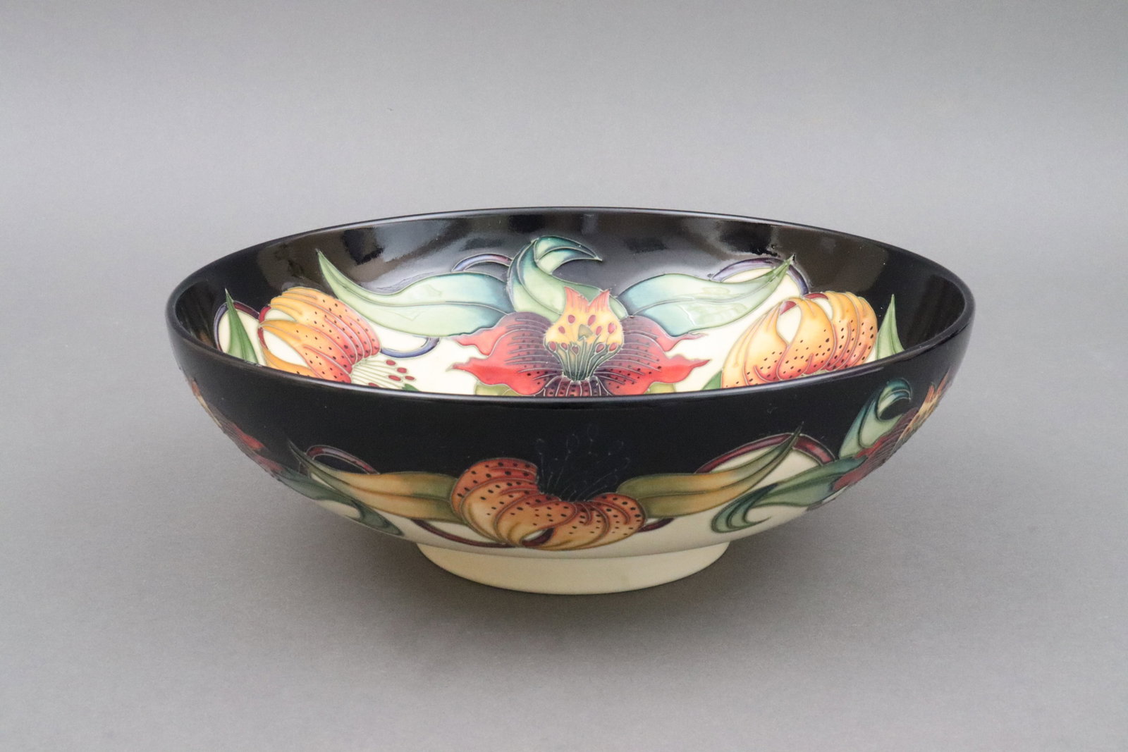 (3) LARGE MOORCROFT POTTERY ITEMS - 4