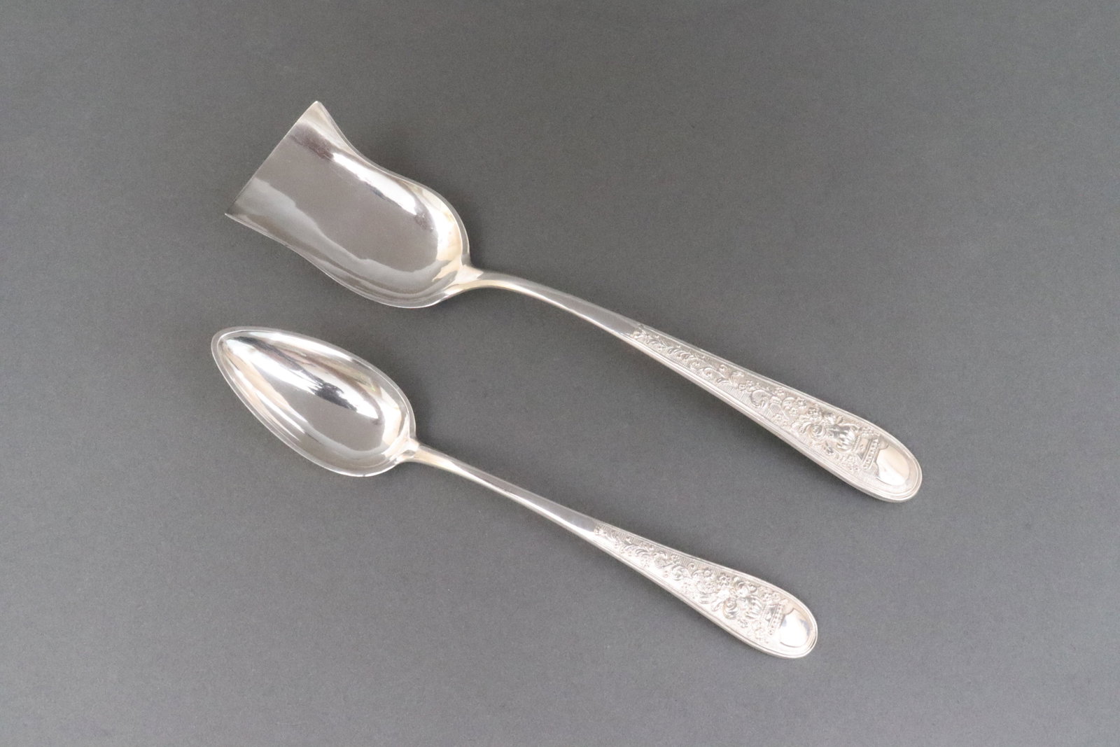 (7) PIECE AUSTRIAN .937 SILVER FLATWARE - 2