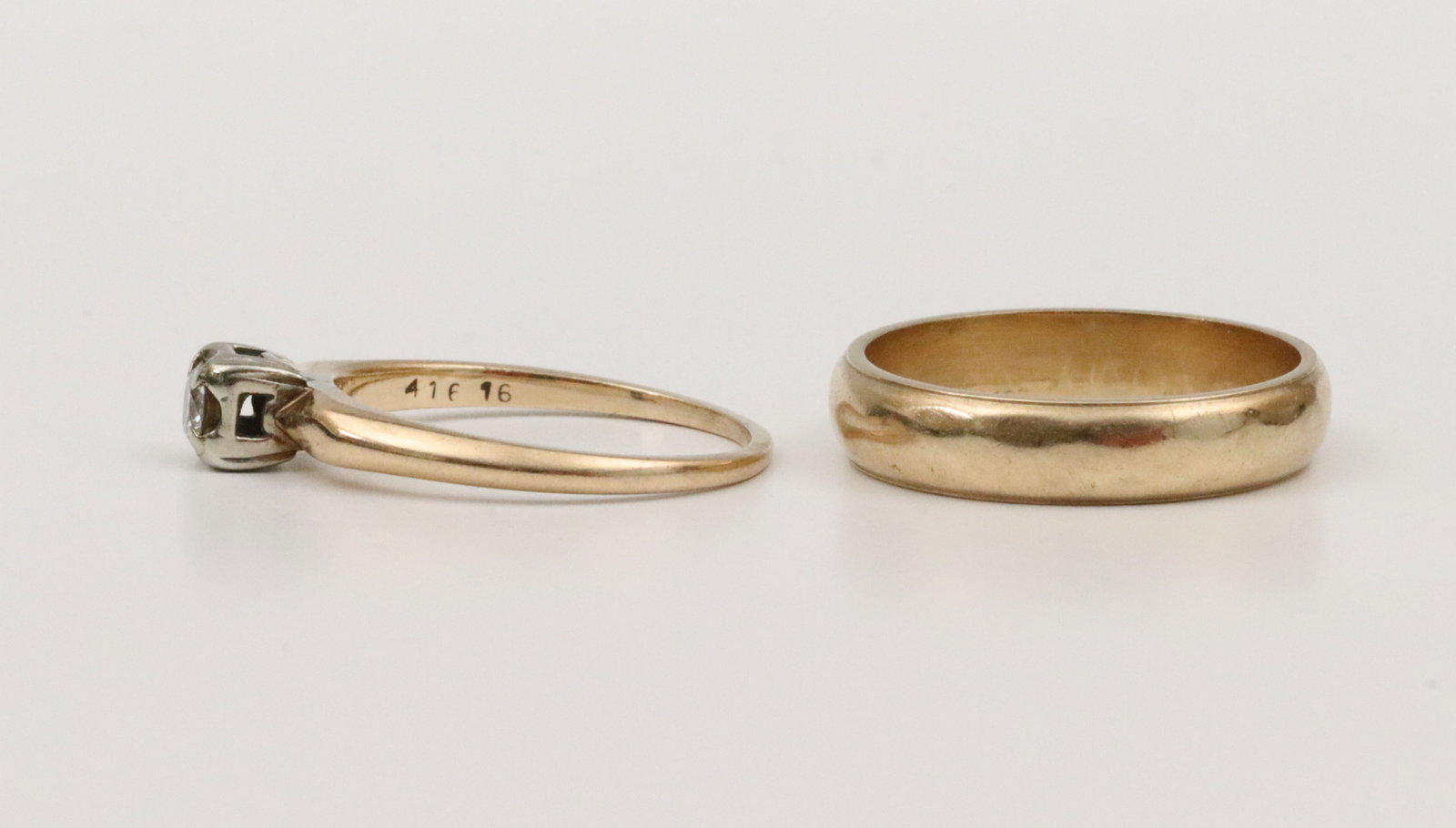 (2) 14K WEDDING RINGS - 3