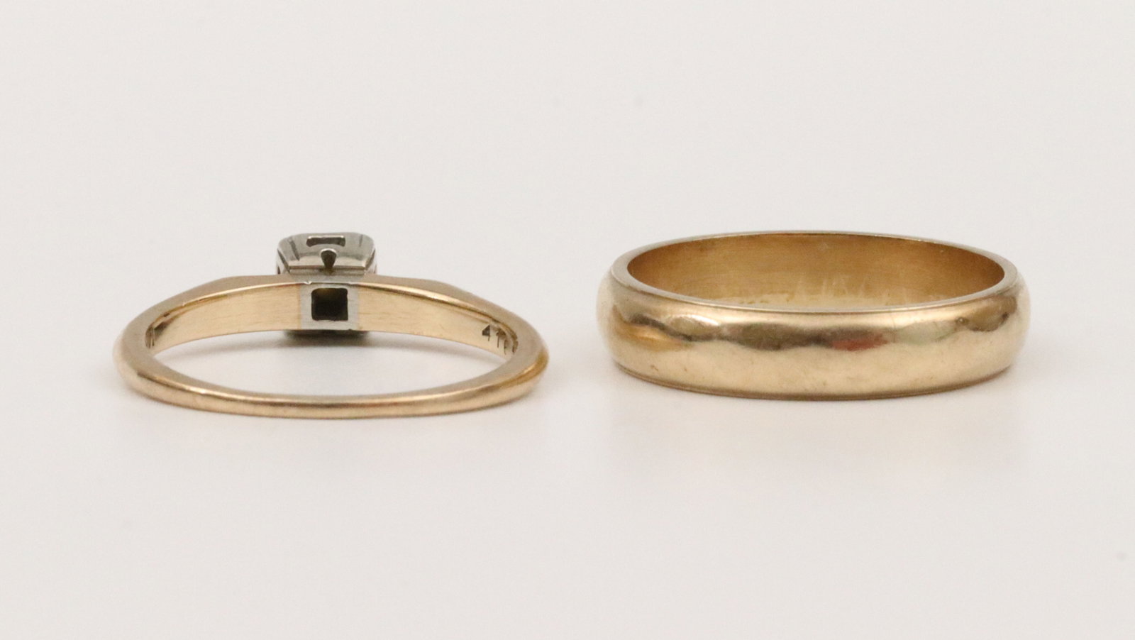 (2) 14K WEDDING RINGS - 4