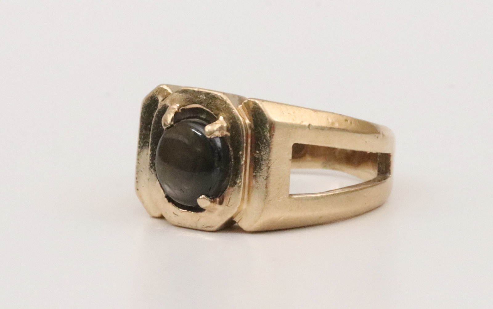 14K HEMATITE RING - 2