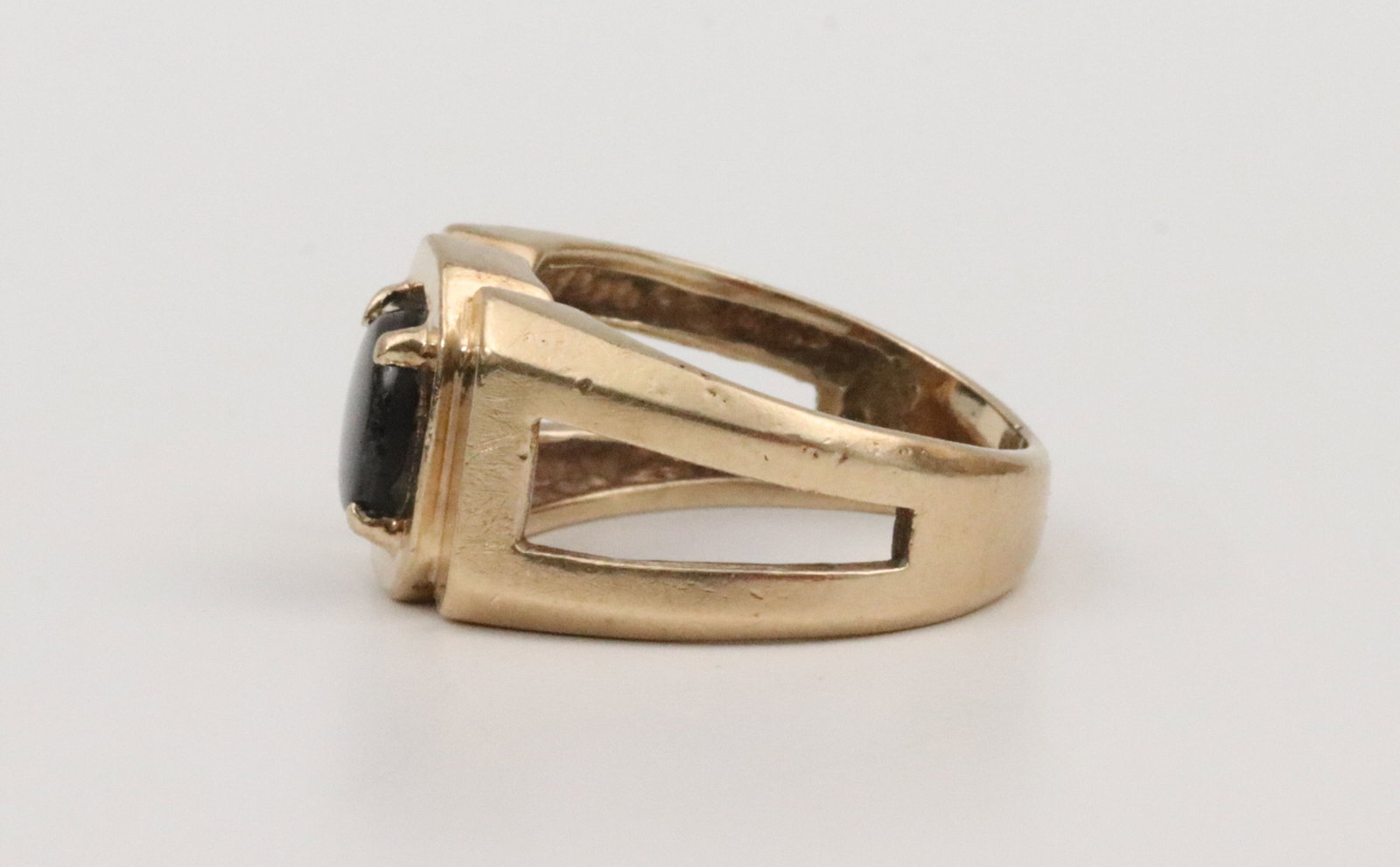 14K HEMATITE RING - 3