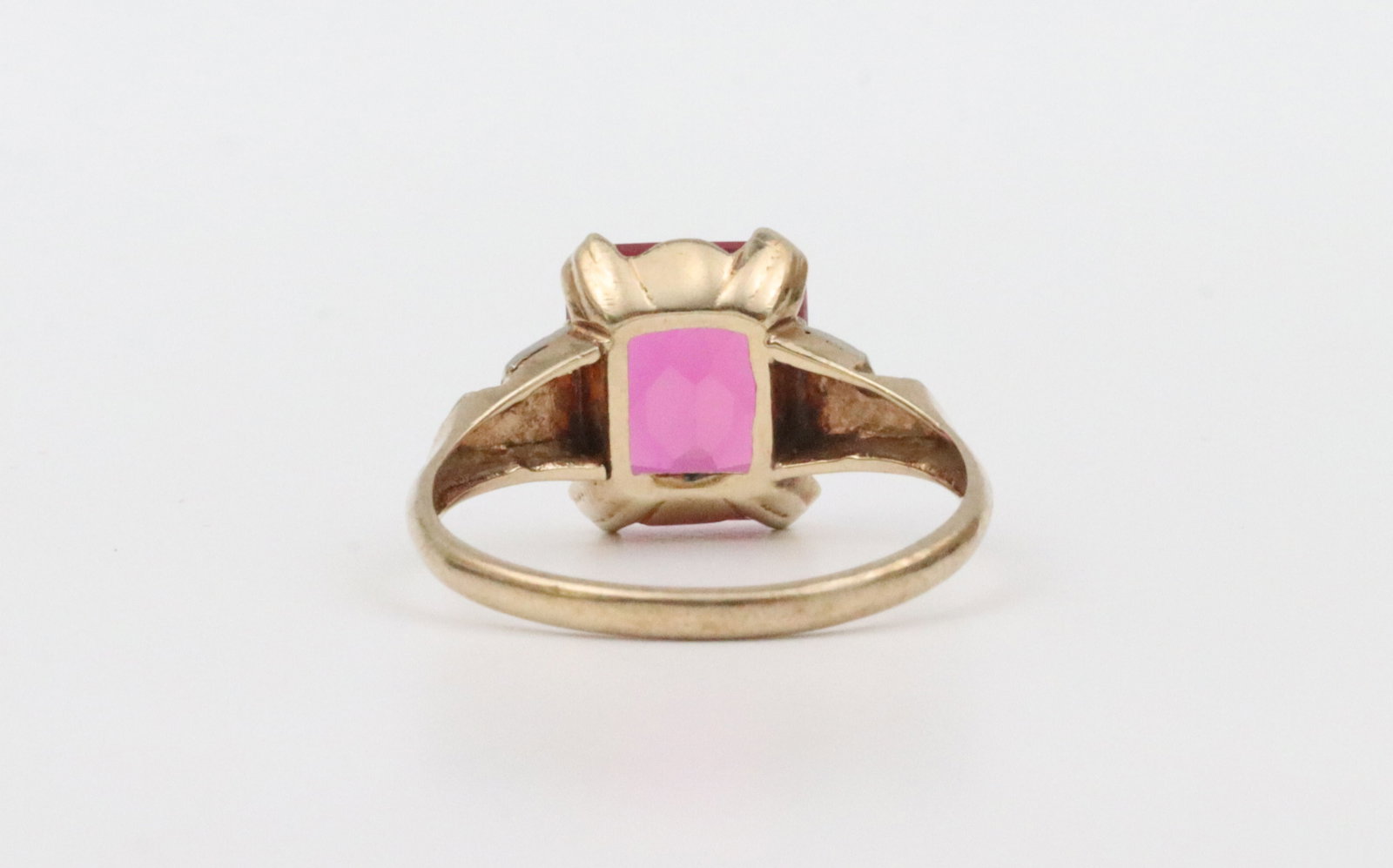 10K RUBY RING - 4
