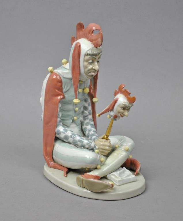 LLADRO NORMAN ROCKWELL FIGURINE COURT JESTER