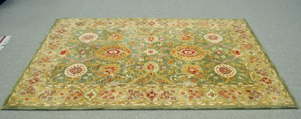 8.10 X 5.11 SAFAVIEH CHINESE WOOL RUG: Anatolia Collection, hand tufted in China, labels to underside