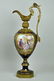 MONUMENTAL FRENCH PORCELAIN & BRONZE EWER & BASE