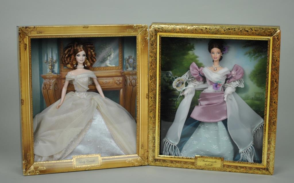 LADY CAMILLE & MADEMOISELLE ISABELLE BARBIE DOLLS: The Portrait Collection, 2001 & 2002 limited edition, both MIB