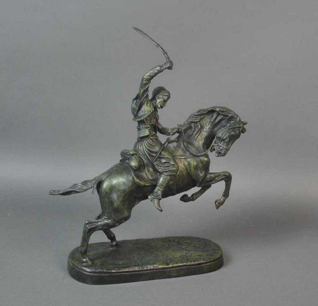 A RUSSIAN BRONZE GROUP (1 of 4)