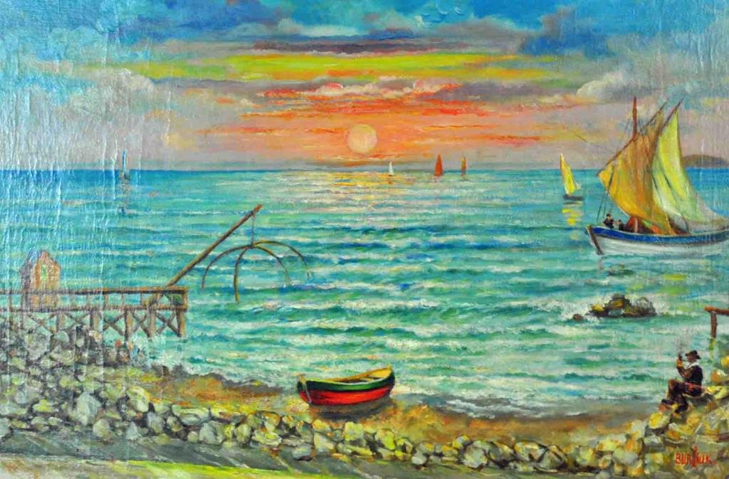 DAVID BURLIUK (New York / Russian, 1882-1967) (1 of 6)