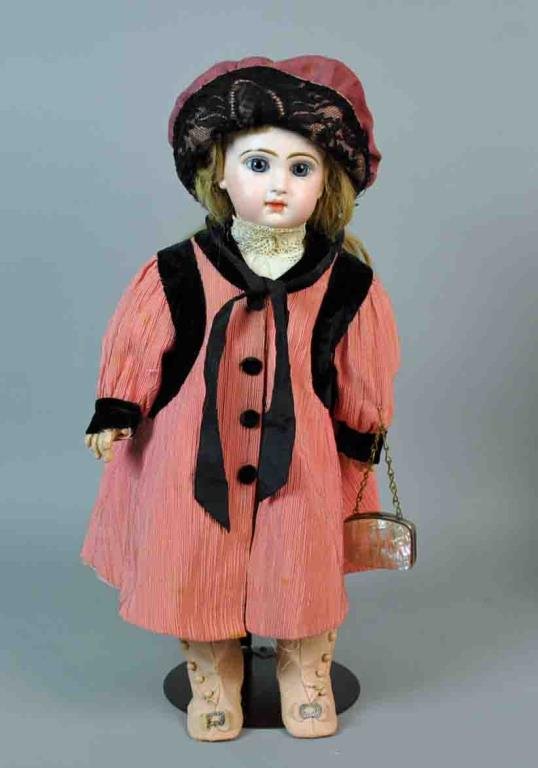 19" FRENCH TETE JUMEAU BISQUE HEAD DOLL (1 of 7)